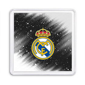 Магнит 55*55 с принтом REAL MADRID / РЕАЛ МАДРИД , Пластик | Размер: 65*65 мм; Размер печати: 55*55 мм | Тематика изображения на принте: football | logo | madrid | real | realmadrid | sport | клуб | лого | логотип | логотипы | мадрид | реал | реалмадрид | символ | символы | спорт | форма | футбол | футбольная