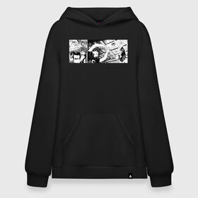 Худи SuperOversize хлопок с принтом Haikyuu Волейбол аниме , 70% хлопок, 30% полиэстер, мягкий начес внутри | карман-кенгуру, эластичная резинка на манжетах и по нижней кромке, двухслойный капюшон
 | anime | haikyuu | manga | shouyou hinata | tobio kageyama | аниме | волейбол аниме | манга | сёё хината | тобио кагэяма