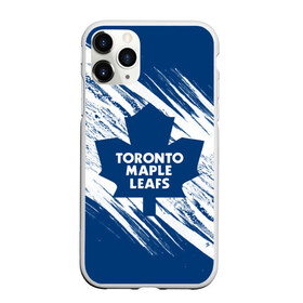 Чехол для iPhone 11 Pro матовый с принтом Toronto Maple Leafs , Силикон |  | Тематика изображения на принте: hockey | maple leafs | nhl | toronto | toronto maple leafs | usa | мейпл лифс | нхл | спорт | сша | торонто | торонто мейпл лифс | хоккей | шайба