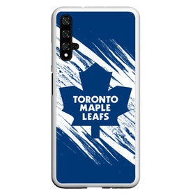Чехол для Honor 20 с принтом Toronto Maple Leafs, , Силикон | Область печати: задняя сторона чехла, без боковых панелей | Тематика изображения на принте: hockey | maple leafs | nhl | toronto | toronto maple leafs | usa | мейпл лифс | нхл | спорт | сша | торонто | торонто мейпл лифс | хоккей | шайба