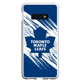 Чехол для Samsung S10E с принтом Toronto Maple Leafs, , Силикон | Область печати: задняя сторона чехла, без боковых панелей | Тематика изображения на принте: hockey | maple leafs | nhl | toronto | toronto maple leafs | usa | мейпл лифс | нхл | спорт | сша | торонто | торонто мейпл лифс | хоккей | шайба