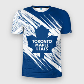 Мужская футболка 3D спортивная с принтом Toronto Maple Leafs,  , 100% полиэстер с улучшенными характеристиками | приталенный силуэт, круглая горловина, широкие плечи, сужается к линии бедра | hockey | maple leafs | nhl | toronto | toronto maple leafs | usa | мейпл лифс | нхл | спорт | сша | торонто | торонто мейпл лифс | хоккей | шайба
