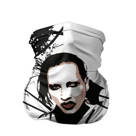 Бандана-труба 3D с принтом Marilyn Manson , 100% полиэстер, ткань с особыми свойствами — Activecool | плотность 150‒180 г/м2; хорошо тянется, но сохраняет форму | marilyn manson | nothing records | известность | музыка | рок группа