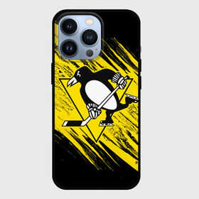 Чехол для iPhone 13 Pro с принтом Pittsburgh Penguins Sport ,  |  | hockey | nhl | penguins | pittsburg | pittsburgh | pittsburgh penguins | usa | нхл | пингвинз | питтсбург | питтсбург пингвинз | спорт | сша | хоккей | шайба