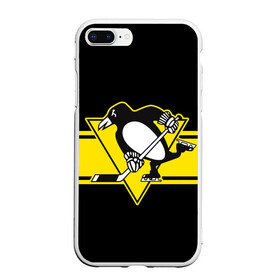 Чехол для iPhone 7Plus/8 Plus матовый с принтом Pittsburgh Penguins Cl , Силикон | Область печати: задняя сторона чехла, без боковых панелей | hockey | nhl | penguins | pittsburg | pittsburgh | pittsburgh penguins | usa | нхл | пингвинз | питтсбург | питтсбург пингвинз | спорт | сша | хоккей | шайба