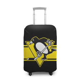 Чехол для чемодана 3D с принтом Pittsburgh Penguins Cl. , 86% полиэфир, 14% спандекс | двустороннее нанесение принта, прорези для ручек и колес | hockey | nhl | penguins | pittsburg | pittsburgh | pittsburgh penguins | usa | нхл | пингвинз | питтсбург | питтсбург пингвинз | спорт | сша | хоккей | шайба