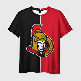 Мужская футболка 3D с принтом Ottawa Senators , 100% полиэфир | прямой крой, круглый вырез горловины, длина до линии бедер | hockey | nhl | ottawa | ottawa senators | senators | usa | нхл | оттава | оттава сенаторз | сенаторз | спорт | сша | хоккей | шайба