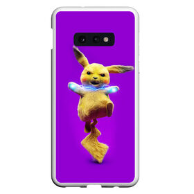 Чехол для Samsung S10E с принтом Pikachu Pika Pika , Силикон | Область печати: задняя сторона чехла, без боковых панелей | pika | pikachu | аниме | детская | детям | игры | молния | мышка | мышь | пика | пикачу | покемон | покемоны