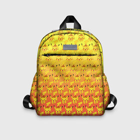 Детский рюкзак 3D с принтом Pikachu Pika Pika , 100% полиэстер | лямки с регулируемой длиной, сверху петелька, чтобы рюкзак можно было повесить на вешалку. Основное отделение закрывается на молнию, как и внешний карман. Внутри дополнительный карман. По бокам два дополнительных кармашка | Тематика изображения на принте: pika | pikachu | аниме | детская | детям | игры | молния | мышка | мышь | пика | пикачу | покемон | покемоны