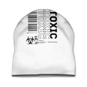 Шапка 3D с принтом Toxic World , 100% полиэстер | универсальный размер, печать по всей поверхности изделия | 2020 | aesthetic | japan | tokyo | toxic | токио | токсик | эстетика | япония
