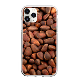 Чехол для iPhone 11 Pro Max матовый с принтом Кедровые орешки , Силикон |  | 