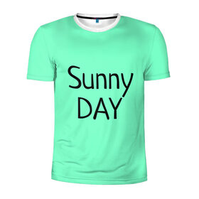 Мужская футболка 3D спортивная с принтом футболка Sunny DAY , 100% полиэстер с улучшенными характеристиками | приталенный силуэт, круглая горловина, широкие плечи, сужается к линии бедра | summer