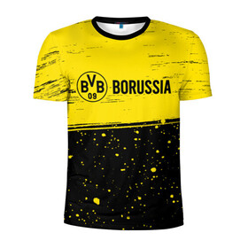 Мужская футболка 3D спортивная с принтом BORUSSIA / Боруссия , 100% полиэстер с улучшенными характеристиками | приталенный силуэт, круглая горловина, широкие плечи, сужается к линии бедра | Тематика изображения на принте: borussia | club | dortmund | footbal | logo | боруссия | дортмунд | знак | клуб | логотип | логотипы | символ | символы | форма | футбол | футбольная | футбольный