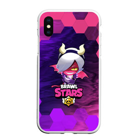 Чехол для iPhone XS Max матовый с принтом BRAWL STARS TRIXIE COLETTE , Силикон | Область печати: задняя сторона чехла, без боковых панелей | brawl | colete | colette | collete | logo | stars | trixi | trixie | бравл | бравла | браво | игра | игры | колетт | колетта | коллет | коллета | лого | логотип | символ | старс | старса | трикси