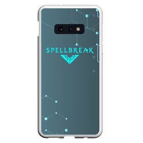 Чехол для Samsung S10E с принтом Spellbreak Hex , Силикон | Область печати: задняя сторона чехла, без боковых панелей | battle royal | fantasy | game | game spellbreak | hex | logo spellbreak | rpg | spellbreak | боевая магия | боевой маг | игра | игра spellbreak | королевская битва | логотип | логотип spellbreak | магические перчатки | персонажи spellbreak | р