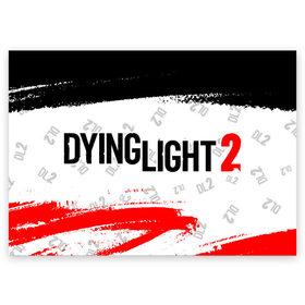 Поздравительная открытка с принтом DYING LIGHT 2 / ДАИНГ ЛАЙТ , 100% бумага | плотность бумаги 280 г/м2, матовая, на обратной стороне линовка и место для марки
 | 