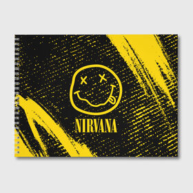 Альбом для рисования с принтом NIRVANA НИРВАНА , 100% бумага
 | матовая бумага, плотность 200 мг. | Тематика изображения на принте: band | cobain | face | kurt | logo | music | nirvana | rock | rocknroll | группа | кобейн | курт | лого | логотип | музыка | музыкальная | нирвана | рожица | рок | рокнролл | символ