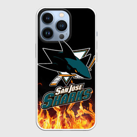 Чехол для iPhone 13 Pro с принтом Сан Хосе Шаркс ,  |  | hockey | nhl | san jose | san jose sharks | sharks | usa | нхл | сан хосе | сан хосе шаркс | спорт | сша | хоккей | шайба | шаркс