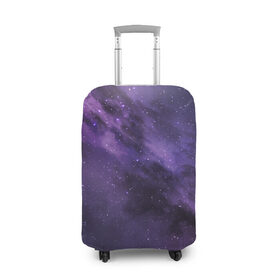Чехол для чемодана 3D с принтом Космос , 86% полиэфир, 14% спандекс | двустороннее нанесение принта, прорези для ручек и колес | звезды | космос | минимализм | млечный путь | небо | рисунок