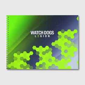Альбом для рисования с принтом WATCH DOGS LEGION ВОТЧ ДОГС , 100% бумага
 | матовая бумага, плотность 200 мг. | dogs | game | games | glitch | hacker | legion | logo | ubisoft | watch | вотч | глитч | догс | игра | игры | легион | лого | логотип | символ | хакер | хакеру
