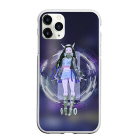 Чехол для iPhone 11 Pro Max матовый с принтом Nezuko Cyberpunk , Силикон |  | Тематика изображения на принте: cyberpunk | demon slayer | kamado | kimetsu no aiba | nezuko | камадо | киберпанк | незуко