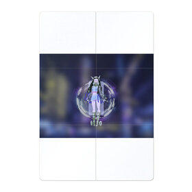 Магнитный плакат 2Х3 с принтом Nezuko Cyberpunk , Полимерный материал с магнитным слоем | 6 деталей размером 9*9 см | Тематика изображения на принте: cyberpunk | demon slayer | kamado | kimetsu no aiba | nezuko | камадо | киберпанк | незуко