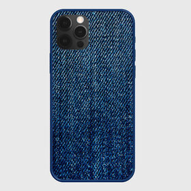 Чехол для iPhone 12 Pro с принтом Джинса , силикон | область печати: задняя сторона чехла, без боковых панелей | blue | джинса | джинсовая текстура | текстуры | цвет джинса
