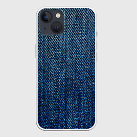 Чехол для iPhone 13 с принтом Джинса ,  |  | blue | джинса | джинсовая текстура | текстуры | цвет джинса