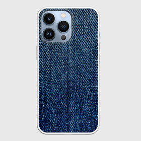 Чехол для iPhone 13 Pro с принтом Джинса ,  |  | Тематика изображения на принте: blue | джинса | джинсовая текстура | текстуры | цвет джинса