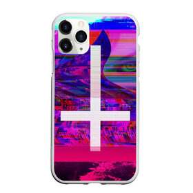 Чехол для iPhone 11 Pro Max матовый с принтом Cross , Силикон |  | abstraction | color | cross | eye | glitch | neon | vanguard | view | абстракция | авангард | взгляд | глаз | глитч | крест | неон | цвет