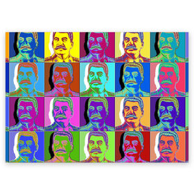 Поздравительная открытка с принтом Stalin pop-art , 100% бумага | плотность бумаги 280 г/м2, матовая, на обратной стороне линовка и место для марки
 | chief | color | eyes | moustache | pop art | stalin | view | взгляд | вождь | глаза | поп  арт | сталин | усы | цвет