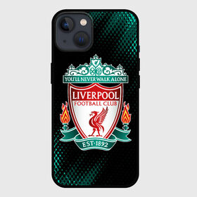 Чехол для iPhone 13 с принтом LIVERPOOL   Ливерпуль ,  |  | club | footbal | liverpool | logo | знак | клуб | ливерпуль | логотип | логотипы | символ | символы | форма | футбол | футбольная | футбольный