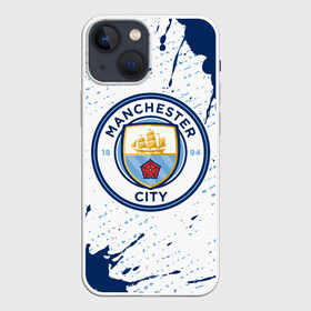 Чехол для iPhone 13 mini с принтом MANCHESTER CITY Манчестер Сити ,  |  | city | club | footbal | logo | manchester | знак | клуб | логотип | логотипы | манчестер | символ | символы | сити | форма | футбол | футбольная | футбольный