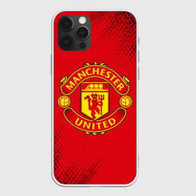 Чехол для iPhone 12 Pro Max с принтом MANCHESTER UNITED , Силикон |  | Тематика изображения на принте: club | footbal | logo | manchester | united | знак | клуб | лого | логотип | логотипы | манчестер | символ | символы | форма | футбол | футбольная | футбольный | юнайтед