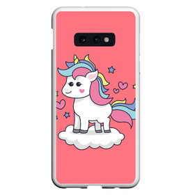 Чехол для Samsung S10E с принтом Unicorn , Силикон | Область печати: задняя сторона чехла, без боковых панелей | animal | единорог | животные | звери