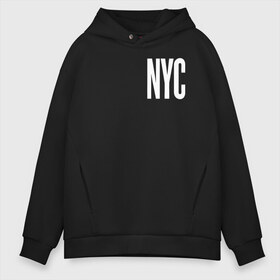 Мужское худи Oversize хлопок с принтом NEW YORK , френч-терри — 70% хлопок, 30% полиэстер. Мягкий теплый начес внутри —100% хлопок | боковые карманы, эластичные манжеты и нижняя кромка, капюшон на магнитной кнопке | america | new york | ny | states | usa | америка | нью йорк | сша | штаты