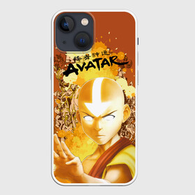 Чехол для iPhone 13 mini с принтом Легенда об Аанге. Аватар ,  |  | the last airbender | аватар | аниме | легенда об аанге | маг воздуха | повелитель стихий