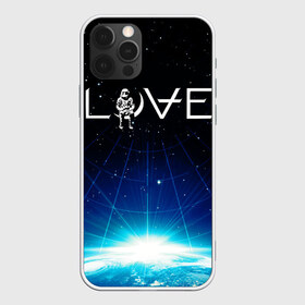 Чехол для iPhone 12 Pro Max с принтом LOVE , Силикон |  | Тематика изображения на принте: angels and airwaves | ava | mark hoppus | moon man | music | rock | tom delonge | космонавт | космос | луна | музыка | рок
