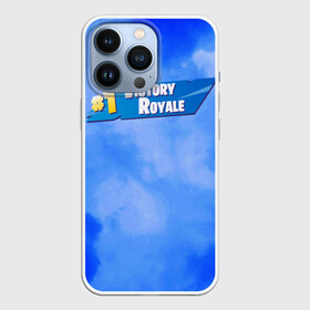 Чехол для iPhone 13 Pro с принтом VICTORY ROYALE ,  |  | Тематика изображения на принте: 4 сезон | fortnite | game | nexus war | батл роял | война | война нексуса | глава 2 | игра | нексус | сезон 4 | фортнайт