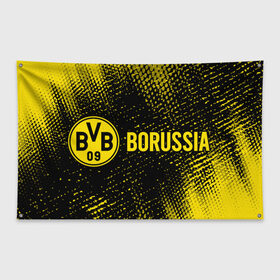 Флаг-баннер с принтом BORUSSIA / Боруссия , 100% полиэстер | размер 67 х 109 см, плотность ткани — 95 г/м2; по краям флага есть четыре люверса для крепления | borussia | club | dortmund | footbal | logo | боруссия | дортмунд | знак | клуб | логотип | логотипы | символ | символы | форма | футбол | футбольная | футбольный