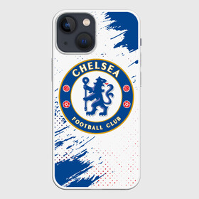 Чехол для iPhone 13 mini с принтом CHELSEA F.C.   ЧЕЛСИ ,  |  | chelsea | club | footbal | logo | знак | клуб | логотип | логотипы | символ | символы | форма | футбол | футбольная | футбольный | челси