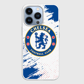 Чехол для iPhone 13 Pro с принтом CHELSEA F.C.   ЧЕЛСИ ,  |  | chelsea | club | footbal | logo | знак | клуб | логотип | логотипы | символ | символы | форма | футбол | футбольная | футбольный | челси