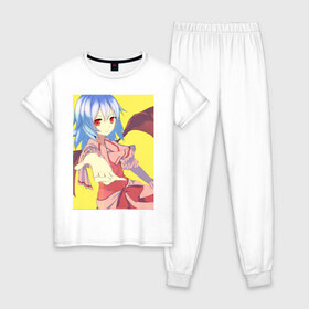 Женская пижама хлопок с принтом Anime 0-88 , 100% хлопок | брюки и футболка прямого кроя, без карманов, на брюках мягкая резинка на поясе и по низу штанин | aesthetic art | art | vaporwave | аниме | мультфильмы