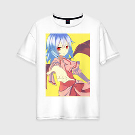 Женская футболка хлопок Oversize с принтом Anime 0-88 , 100% хлопок | свободный крой, круглый ворот, спущенный рукав, длина до линии бедер
 | aesthetic art | art | vaporwave | аниме | мультфильмы