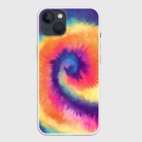 Чехол для iPhone 13 с принтом TIE DYE MULTICOLOR ,  |  | dye | multicolor | tie | trend | акварель | брызги | градиент | дай | колор | краски | красочная | мульти | потёки | пятна | радуга | радужная | тай | тайдай | текстура | тренд | хиппи