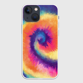 Чехол для iPhone 13 mini с принтом TIE DYE MULTICOLOR ,  |  | dye | multicolor | tie | trend | акварель | брызги | градиент | дай | колор | краски | красочная | мульти | потёки | пятна | радуга | радужная | тай | тайдай | текстура | тренд | хиппи