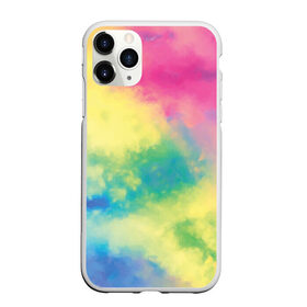 Чехол для iPhone 11 Pro матовый с принтом Tie-Dye , Силикон |  | Тематика изображения на принте: dye | multicolor | tie | trend | акварель | брызги | градиент | дай | колор | краски | красочная | мульти | потёки | пятна | радуга | радужная | тай | тайдай | текстура | тренд | хиппи