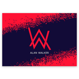 Поздравительная открытка с принтом ALAN WALKER / АЛАН УОКЕР , 100% бумага | плотность бумаги 280 г/м2, матовая, на обратной стороне линовка и место для марки
 | alan | faded | house | logo | music | walker | алан | вокер | волкер | диджей | лого | логотип | логотипы | музыка | музыкант | символ | символы | танцеальная | уокер | хаус | электронная