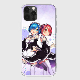 Чехол для iPhone 12 Pro Max с принтом ReZero Рам и Рем , Силикон |  | ram | re zero | re:zero | re:zero starting life in another world | re:zero жизнь с нуля в альтернативном мире | rem | аниме | жизнь с нуля в другом мире | манга | рам и рем