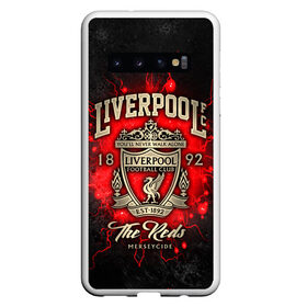 Чехол для Samsung Galaxy S10 с принтом LIVERPOOL FC , Силикон | Область печати: задняя сторона чехла, без боковых панелей | Тематика изображения на принте: liverpool | liverpool fc | ynwa | you never walk alone | ливерпуль | спорт | футбол | футбольный клуб